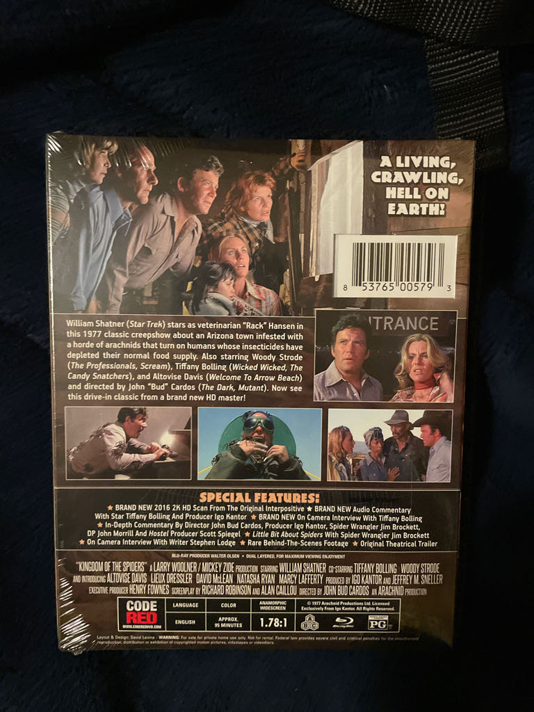 Kingdom of the Spiders Blu-ray movie collectible [Barcode 853765005793] - Main Image 2