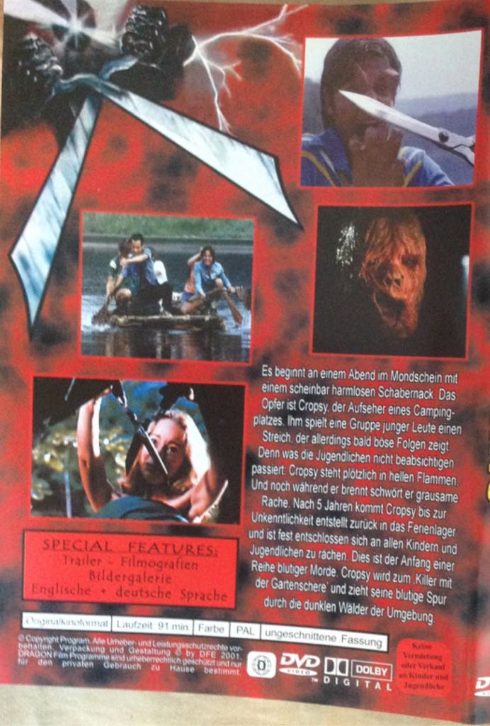 The Burning DVD movie collectible - Main Image 2