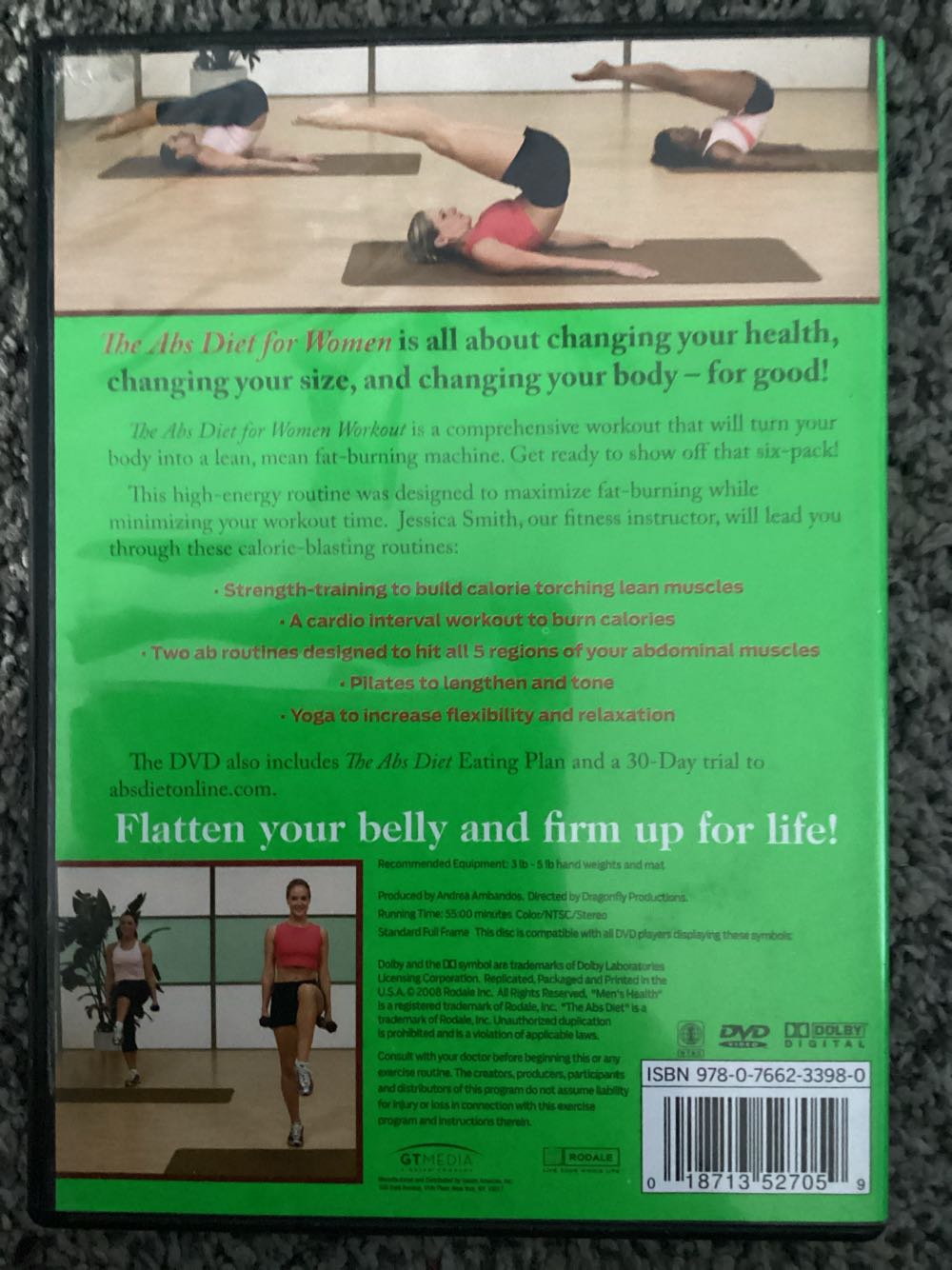 The Abs Diet Workout DVD movie collectible [Barcode 018713527059] - Main Image 2