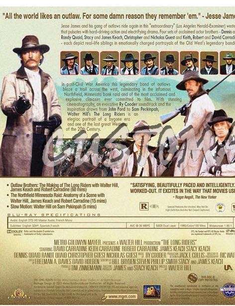 THE LONG RIDER’S  Blu-ray movie collectible [Barcode 5028836040194] - Main Image 2