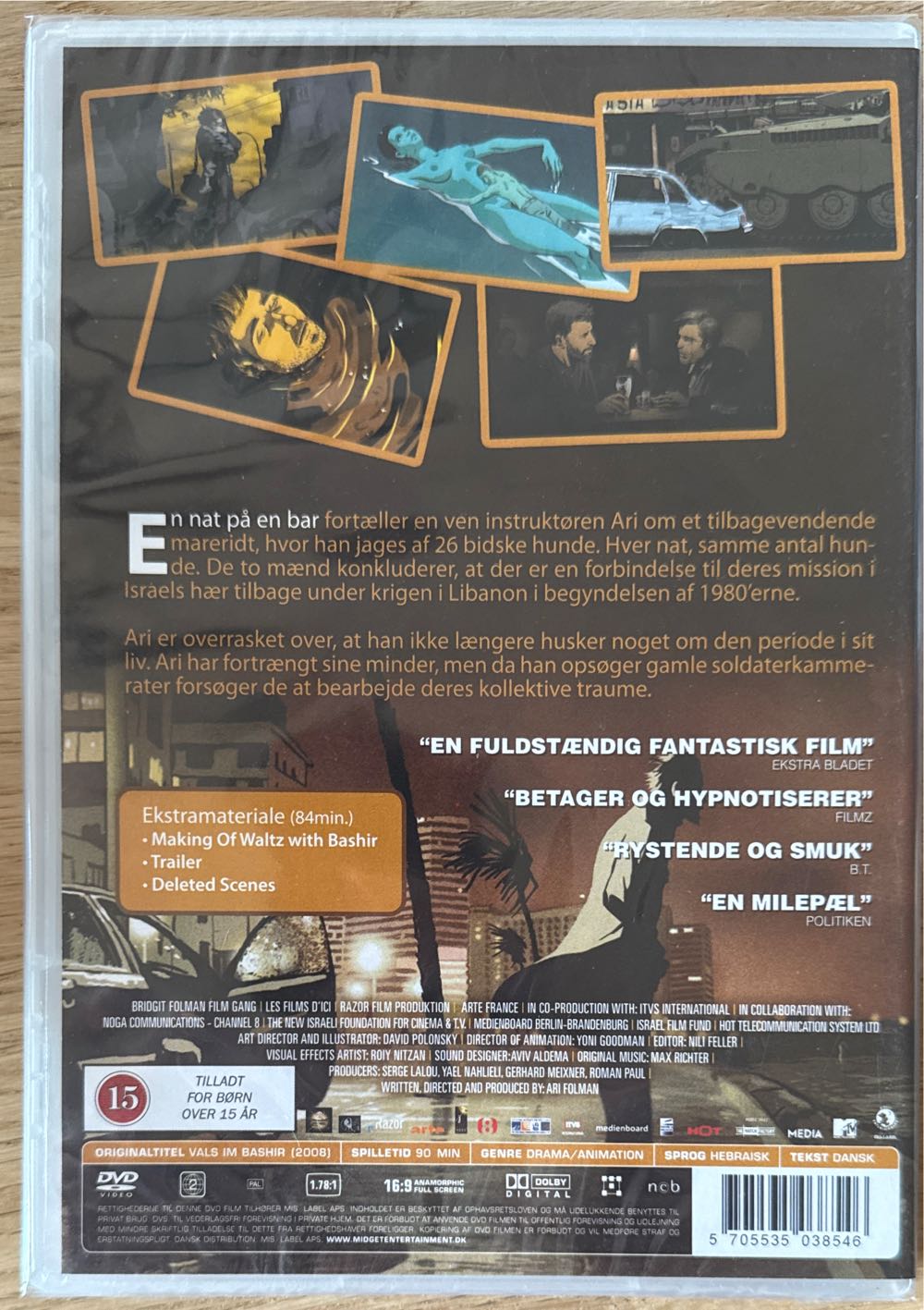 Waltz with Bashir DVD movie collectible [Barcode 5705535038546] - Main Image 2