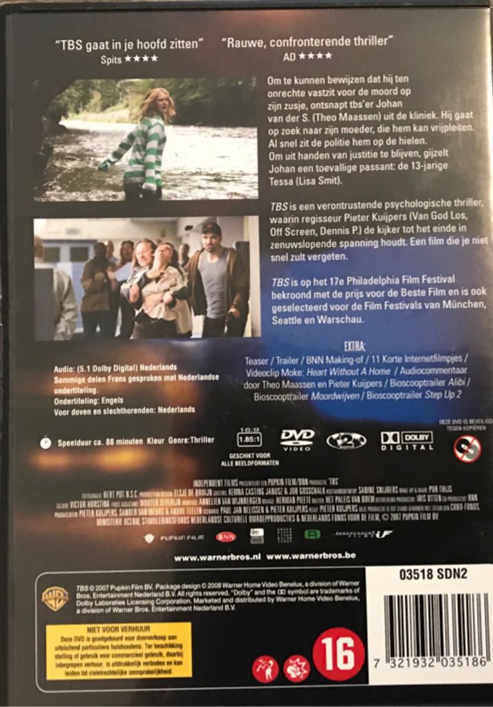 TBS DVD movie collectible [Barcode 7321932035186] - Main Image 2