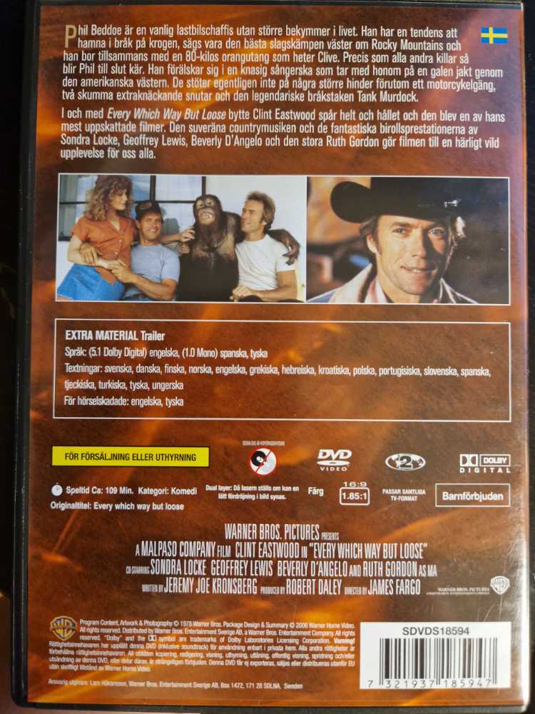 Den Vilda Fighten DVD movie collectible [Barcode 7321937185947] - Main Image 2