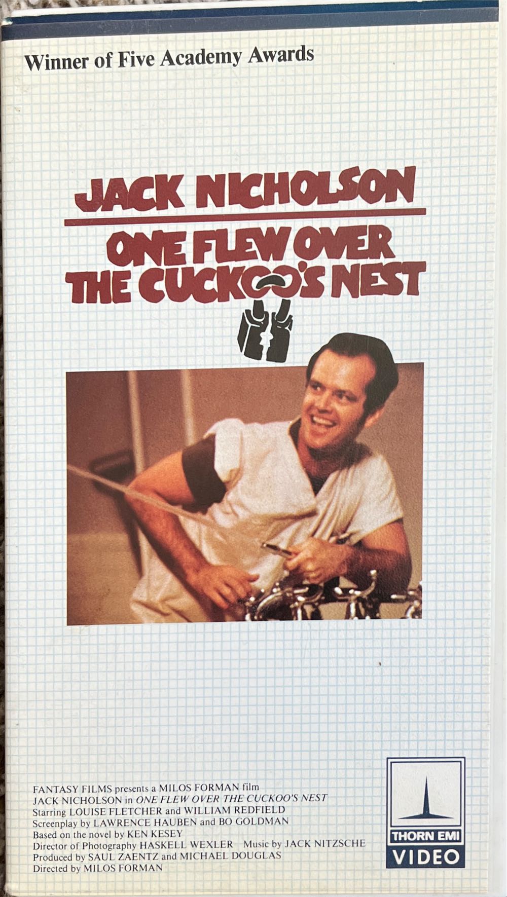 One Flew Over the Cuckoo’s Nest Laser Disc movie collectible [Barcode 5014780362222] - Main Image 2