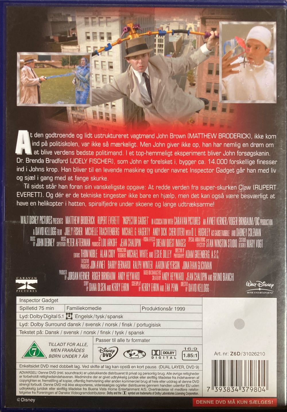 Inspector Gadget 1 CED movie collectible [Barcode 7393834379804] - Main Image 2