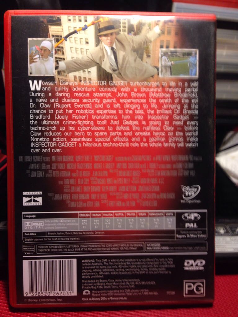 Inspector Gadget DVD movie collectible [Barcode 9398520262031] - Main Image 2