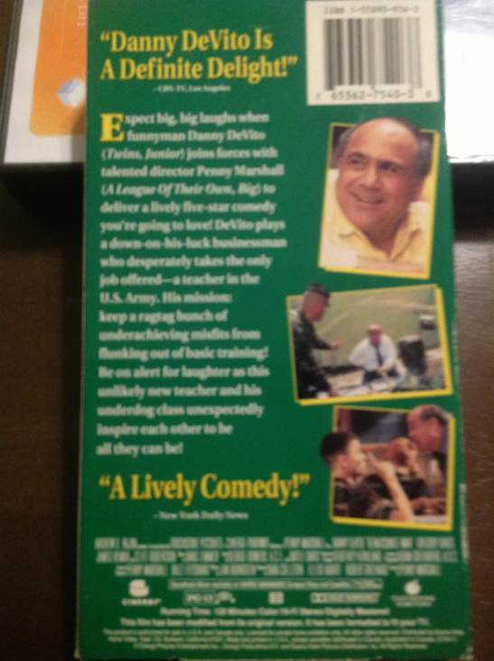 Renaissance Man VHS movie collectible [Barcode 765362754038] - Main Image 2