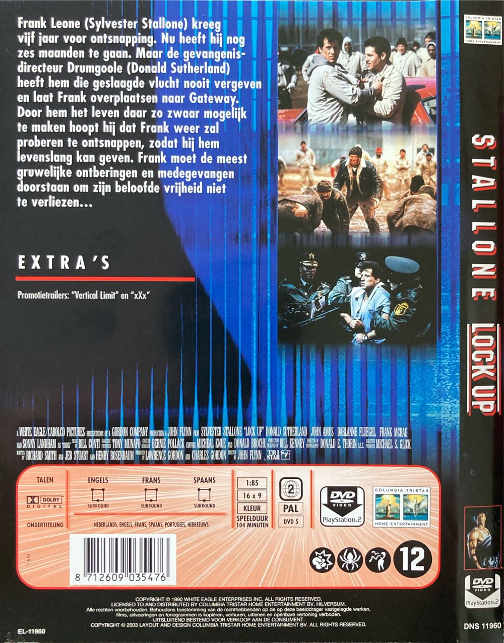 Lock Up DVD movie collectible [Barcode 8712609035476] - Main Image 2