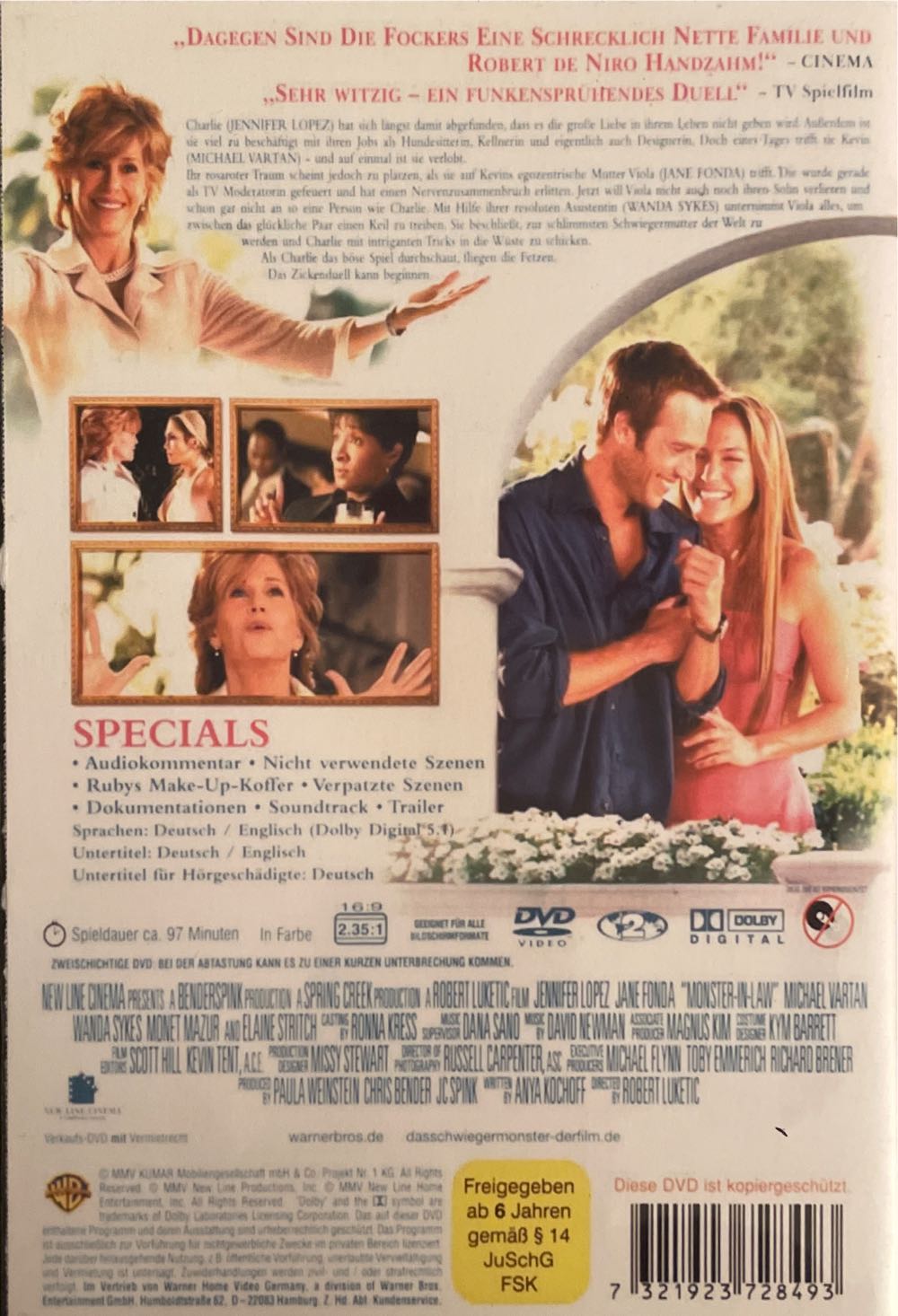 Das Schwiegermonster Video CD movie collectible [Barcode 7321923728493] - Main Image 2