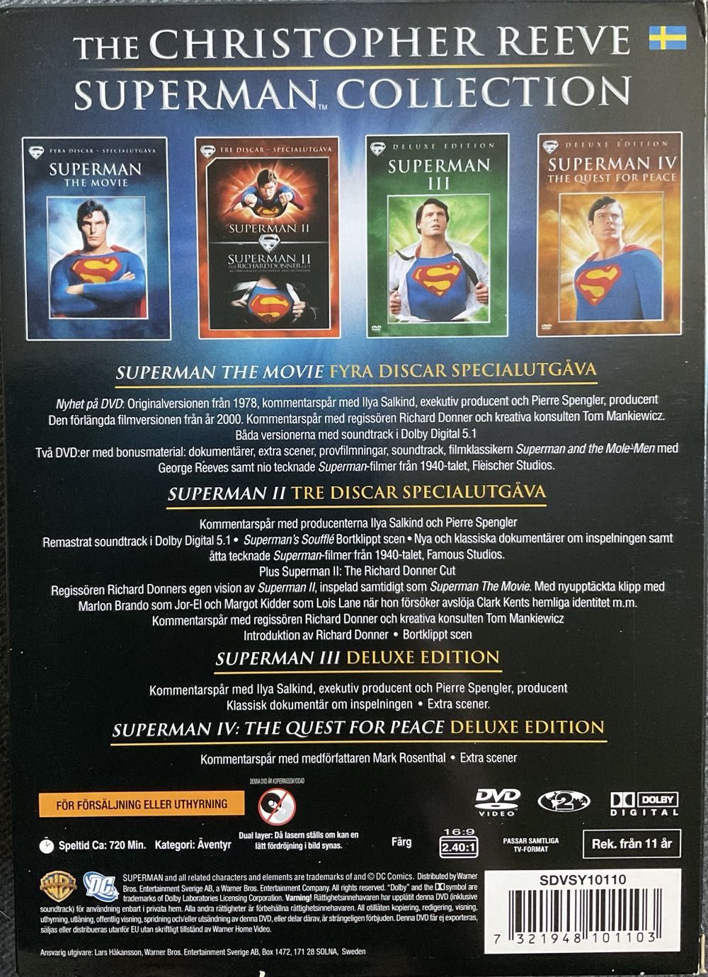 Superman III DVD movie collectible [Barcode 7321937868529] - Main Image 3