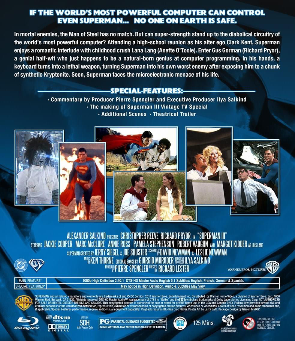 Superman 3 DVD movie collectible [Barcode 7892110048163] - Main Image 2