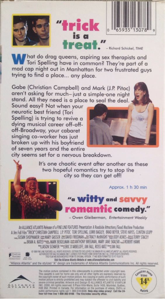Trick VHS movie collectible [Barcode 065935130789] - Main Image 2