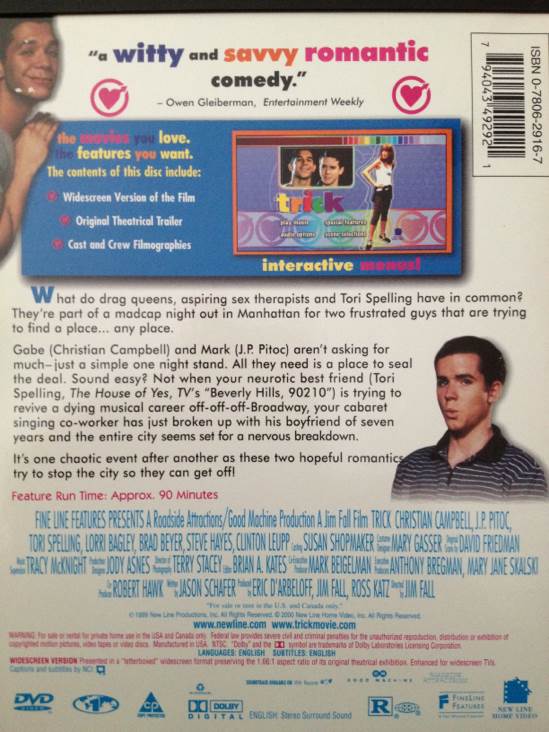 Trick Digital Copy movie collectible [Barcode 794043492921] - Main Image 2