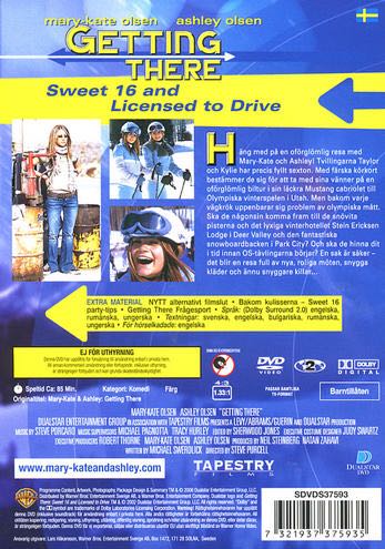 Getting There DVD movie collectible [Barcode 9325336014417] - Main Image 2