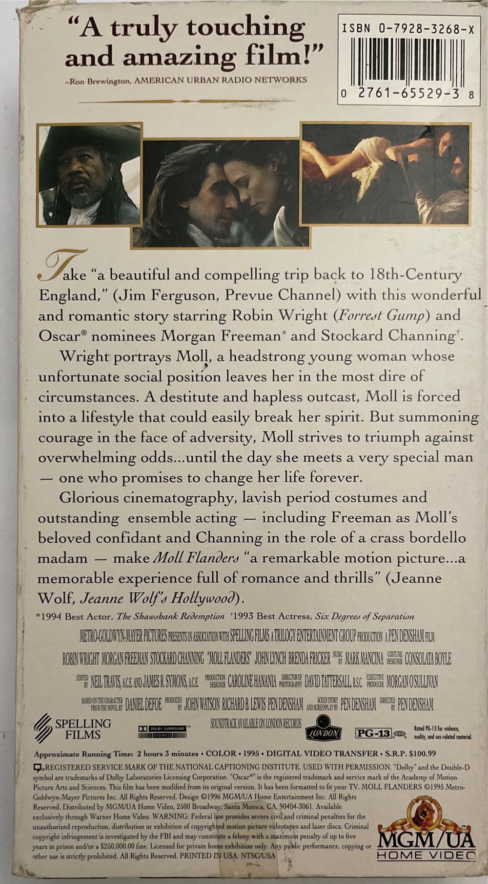Moll Flanders VHS movie collectible [Barcode 027616552938] - Main Image 2