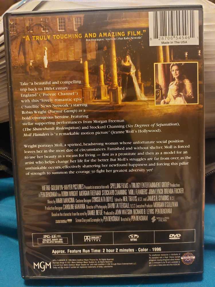 Moll Flanders DVD movie collectible [Barcode 2761685777] - Main Image 2