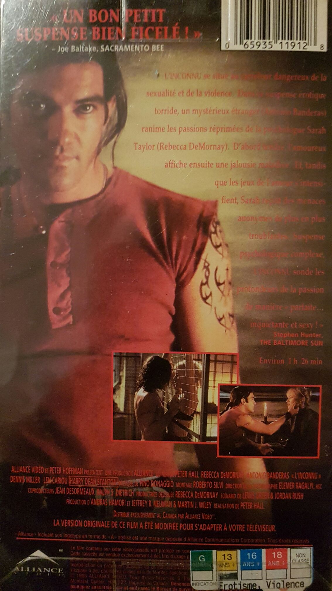 Never Talk to Strangers (Rogers Weekly Rental) VHS movie collectible [Barcode 065935119111] - Main Image 2