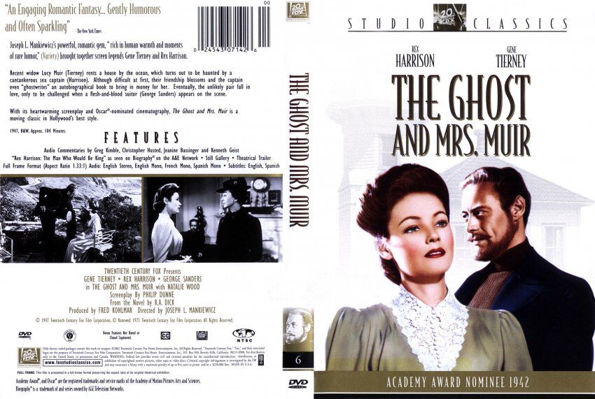 Ghost and Mrs. Muir DVD movie collectible [Barcode 024543071426] - Main Image 2