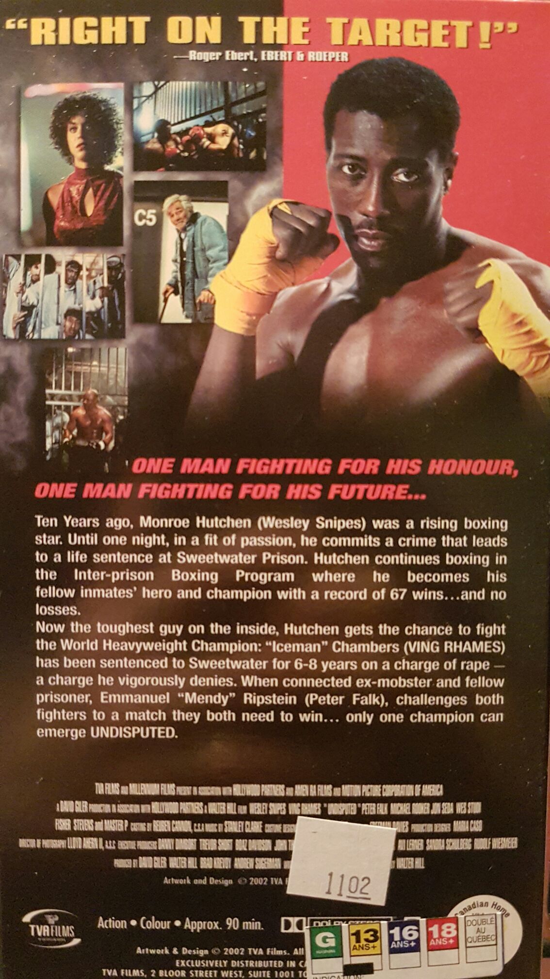 Undisputed DVD movie collectible [Barcode 5017188886734] - Main Image 2