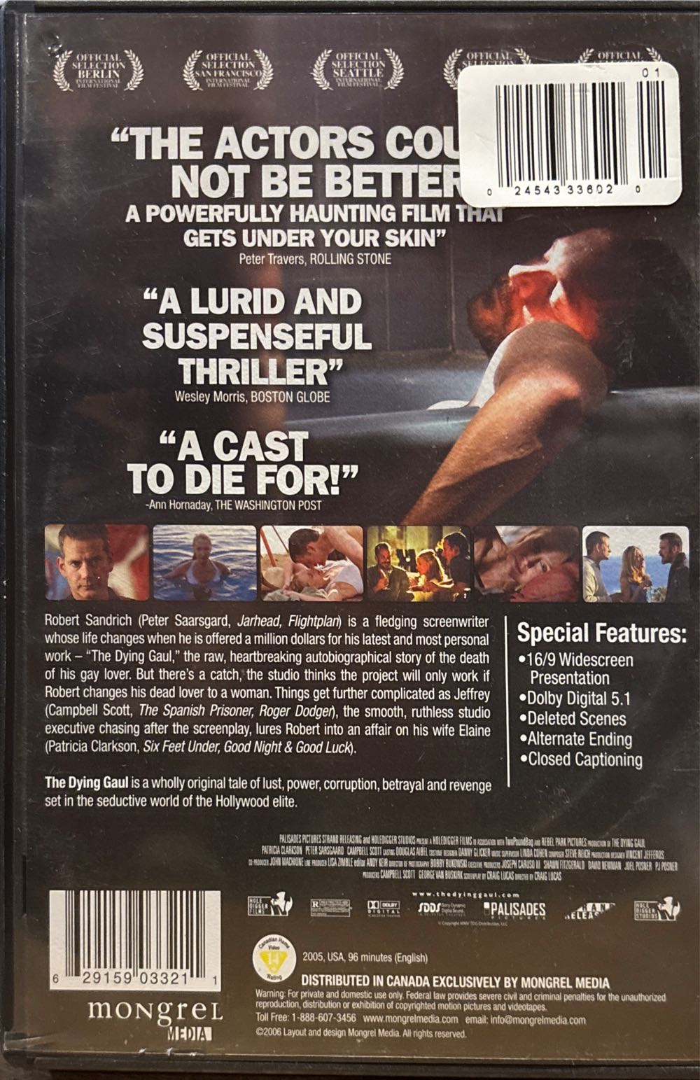 Dying Gaul, The DVD movie collectible [Barcode 629159033211] - Main Image 4