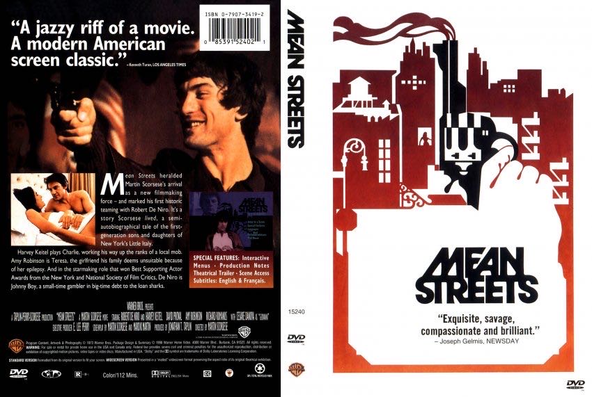 Mean Streets DVD movie collectible [Barcode 085391524021] - Main Image 3