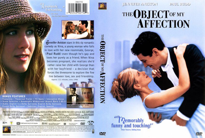 Object of My Affection, The DVD movie collectible [Barcode 024543027522] - Main Image 2