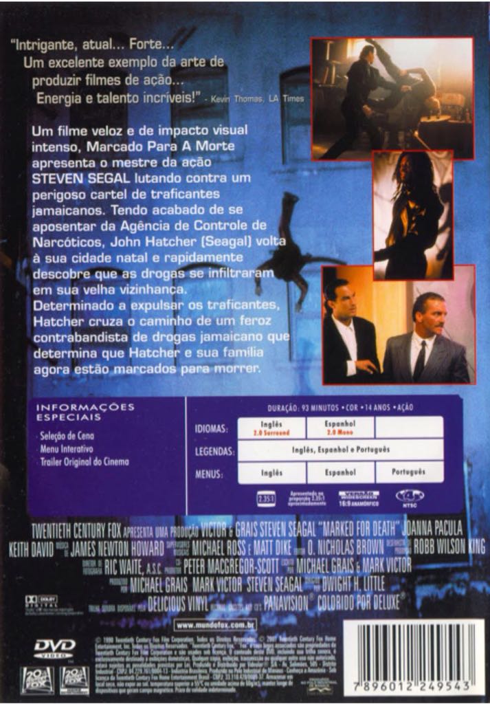 Marked For Death Blu-ray movie collectible [Barcode 9321337123141] - Main Image 2