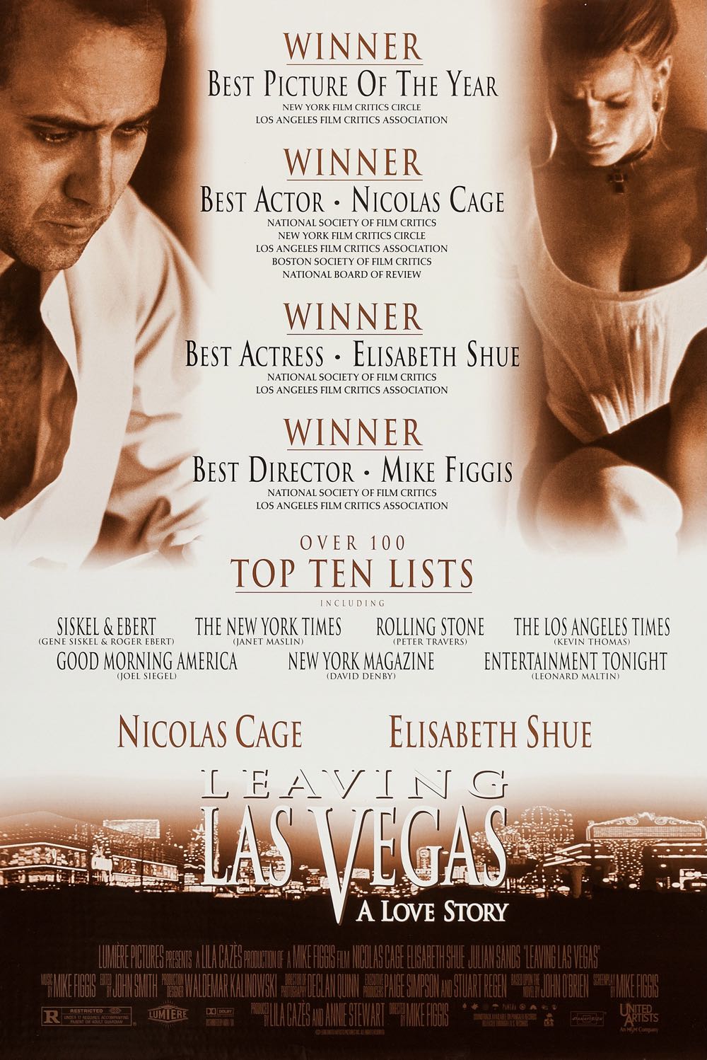 Leaving Las Vegas Blu-ray movie collectible [Barcode 883904232094] - Main Image 3