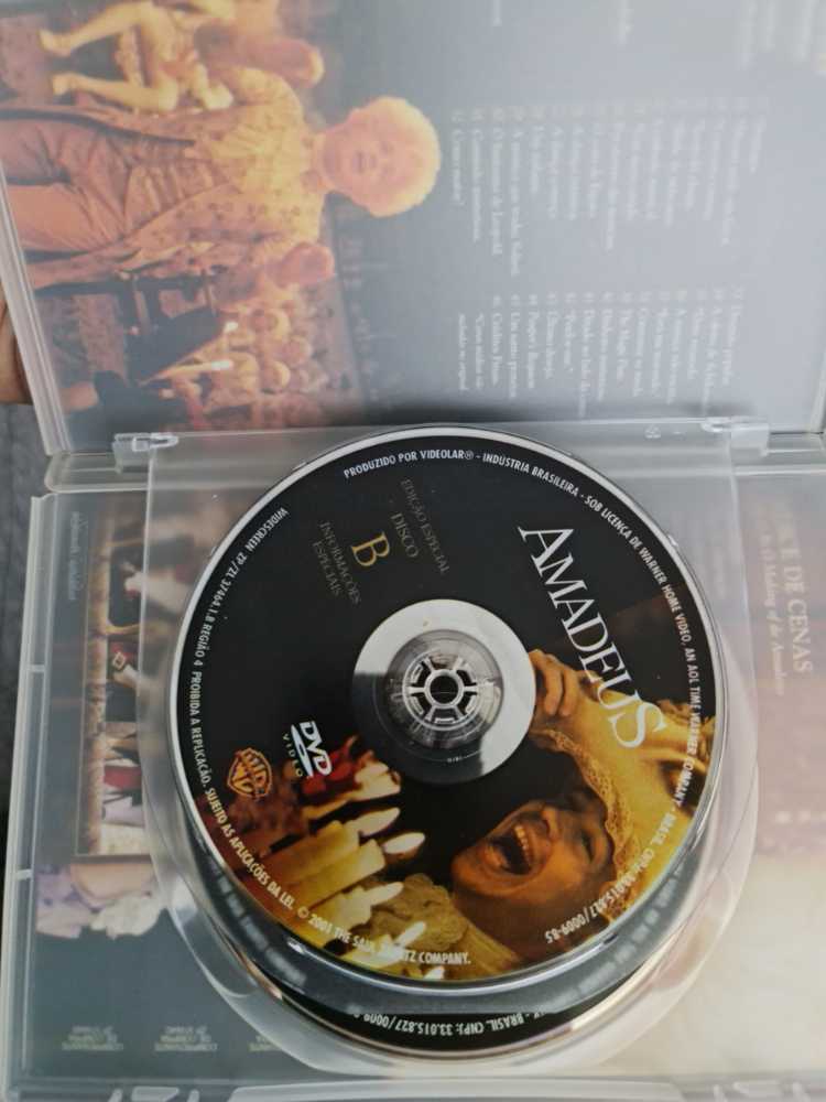 Amadeus DVD movie collectible [Barcode 7892110029322] - Main Image 3