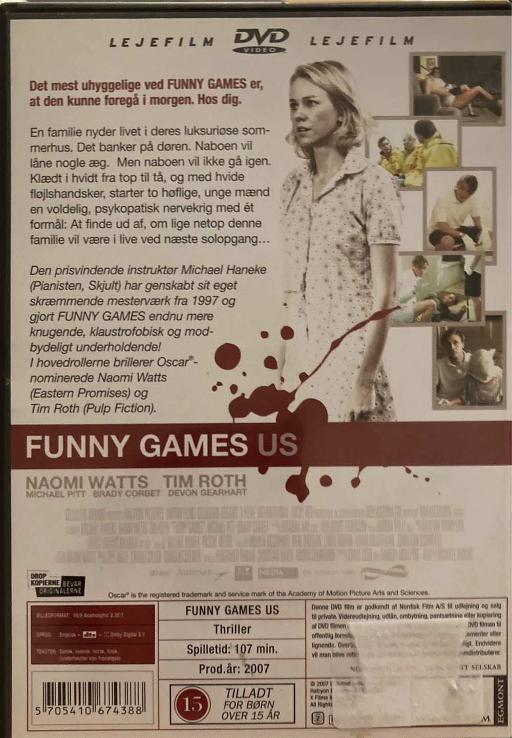 Funny Games DVD movie collectible [Barcode 5705410674388] - Main Image 2