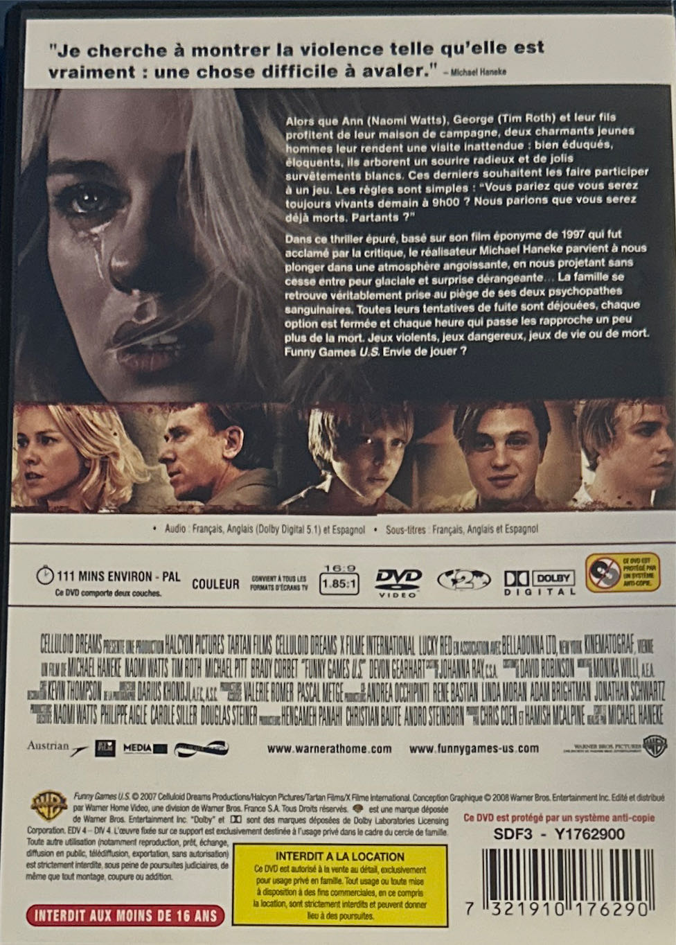 Funny games Fandango at Home movie collectible [Barcode 7321910176290] - Main Image 2