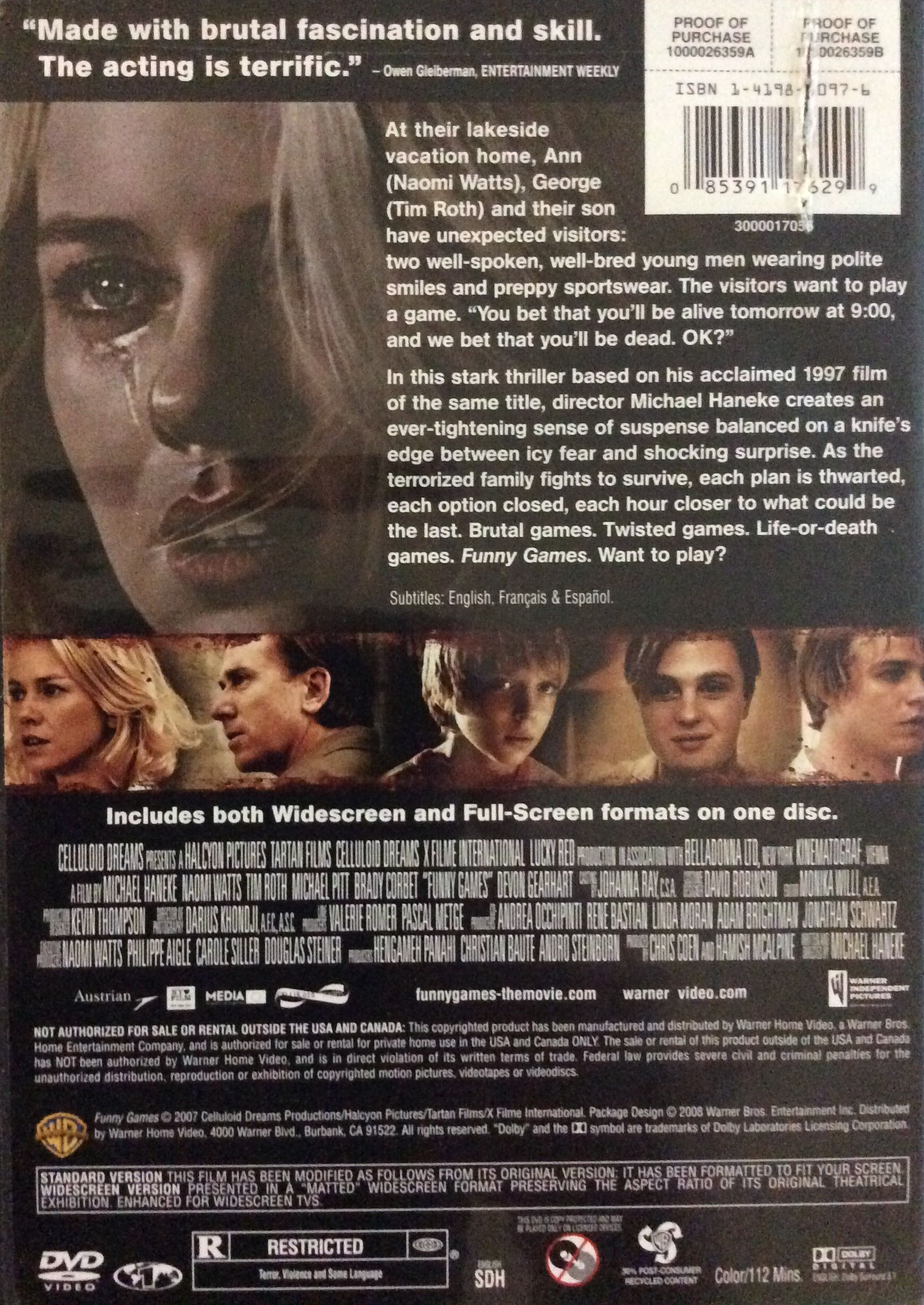 Funny Games Blu-ray movie collectible [Barcode 774212105043] - Main Image 2