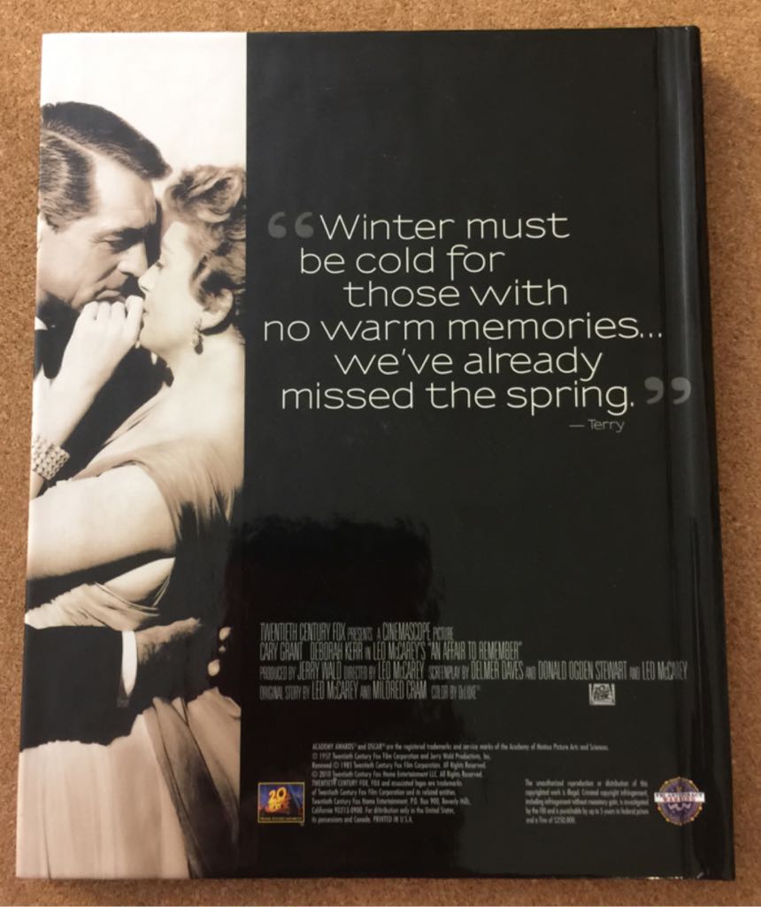 Affair to Remember, An Blu-ray movie collectible [Barcode 024543706953] - Main Image 2