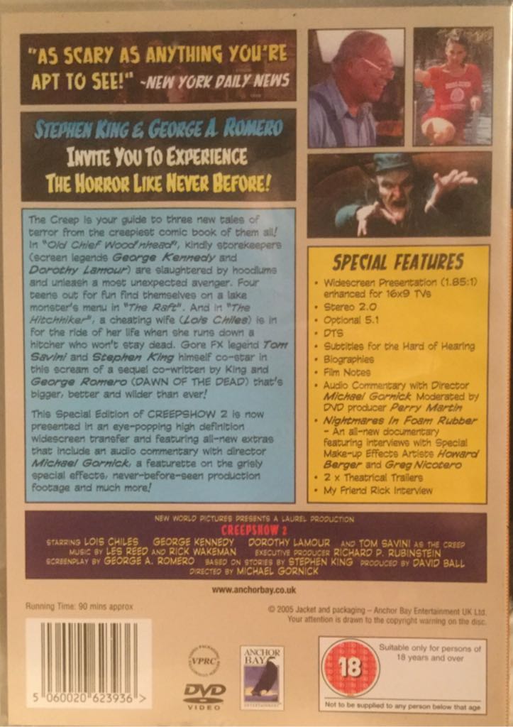 Creepshow 2 DVD movie collectible [Barcode 5060020623936] - Main Image 2