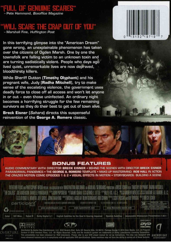 The Crazies Amazon movie collectible [Barcode 0013132139593] - Main Image 2