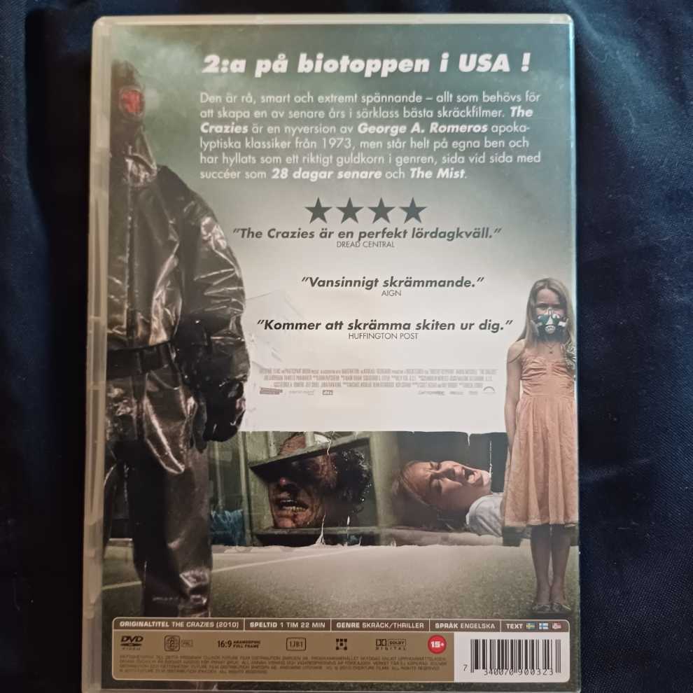 The Crazies Remake DVD movie collectible [Barcode 7340070900323] - Main Image 2