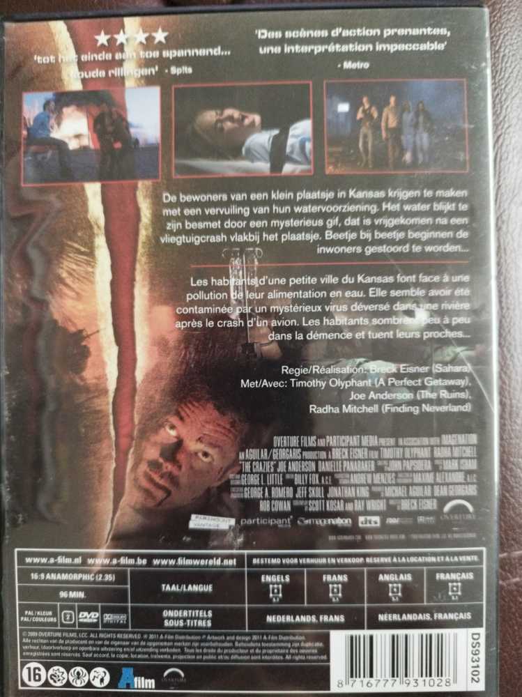 The Crazies DVD movie collectible [Barcode 8716777931028] - Main Image 2