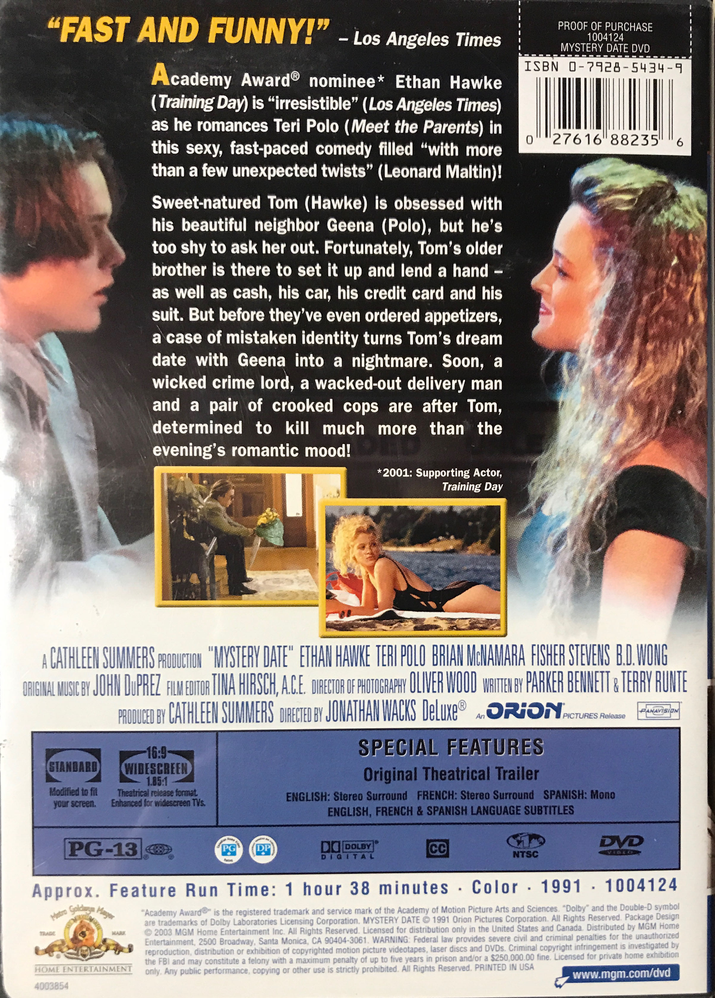 Mystery Date DVD movie collectible [Barcode 027616882356] - Main Image 2