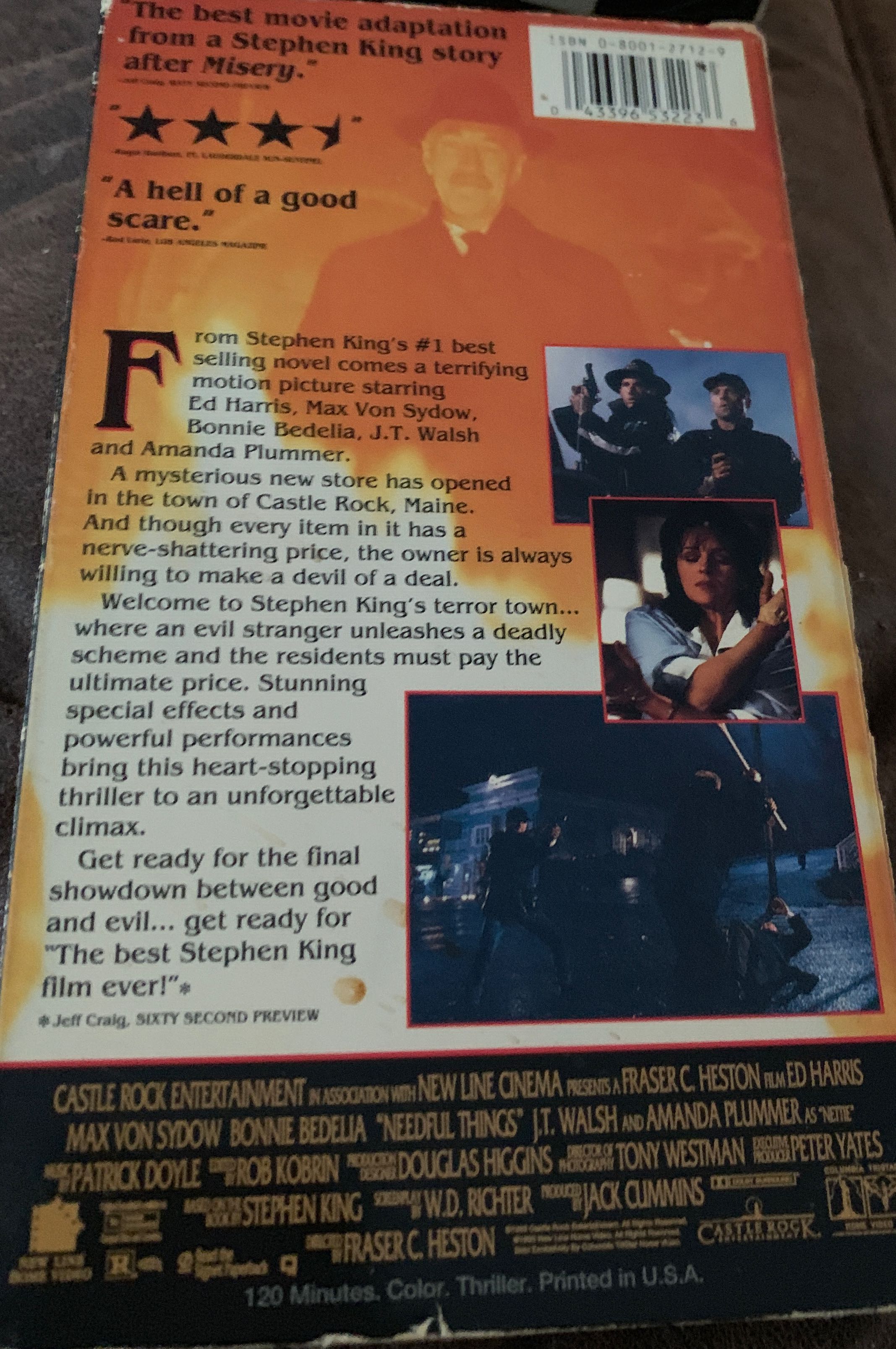 Needful Things VHS movie collectible [Barcode 043396532236] - Main Image 2