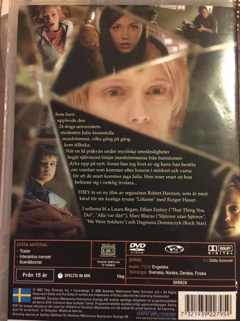 They DVD movie collectible [Barcode 7321939227959] - Main Image 2