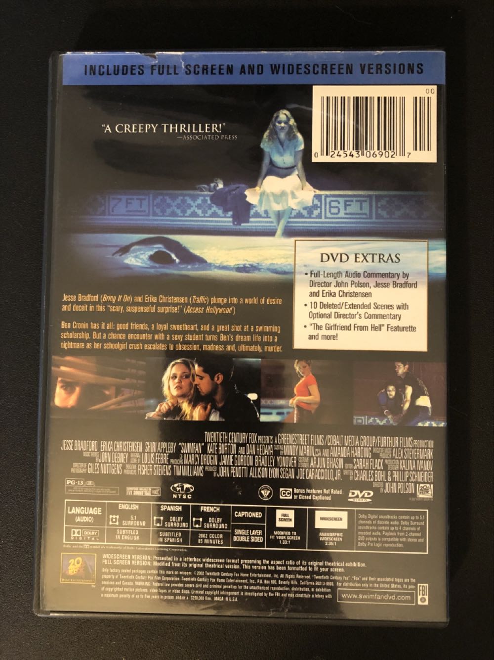 Swimfan DVD movie collectible [Barcode 024543069027] - Main Image 3