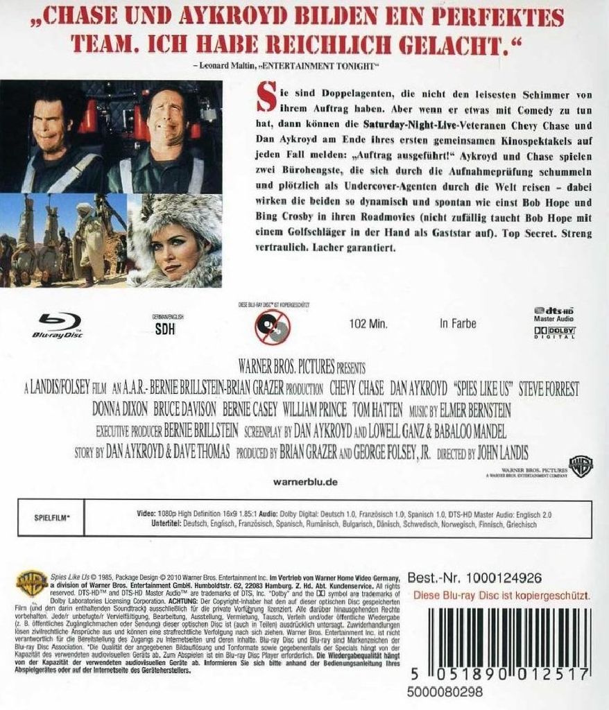 Spione wie wir Blu-ray movie collectible [Barcode 5051890012517] - Main Image 2