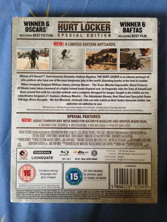 Hurt Locker - Steelbook , The Blu-ray movie collectible [Barcode 5060223765945] - Main Image 2