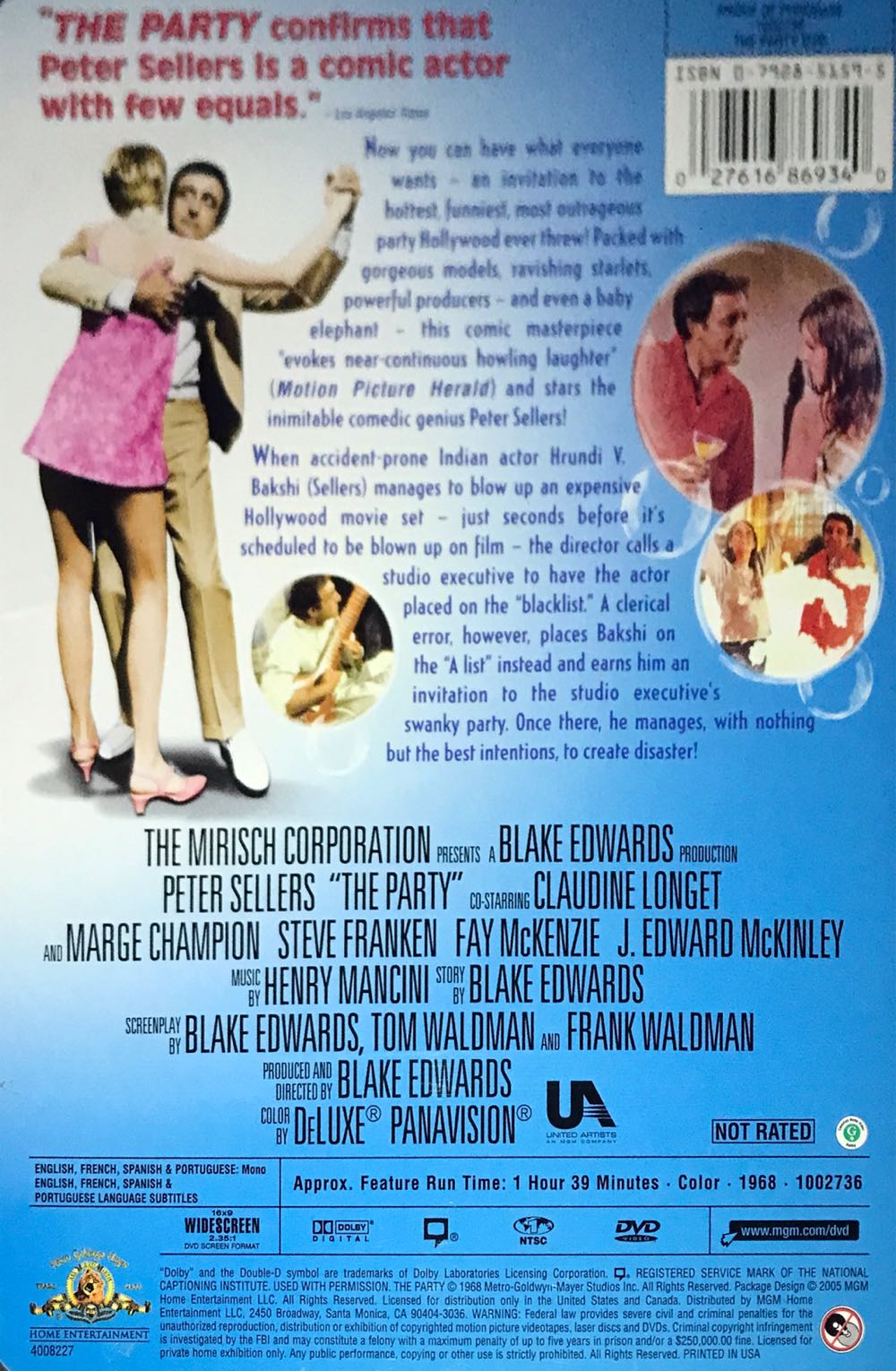 Party, The DVD movie collectible [Barcode 027616869340] - Main Image 4