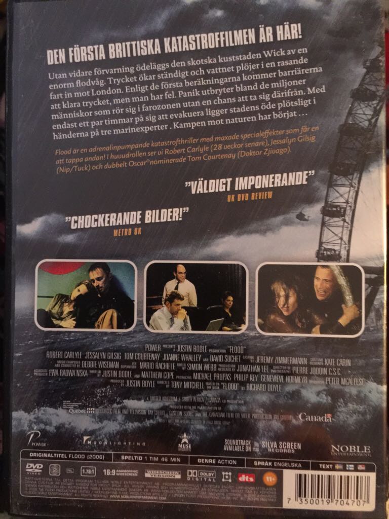 Flood DVD movie collectible [Barcode 7350019704707] - Main Image 2