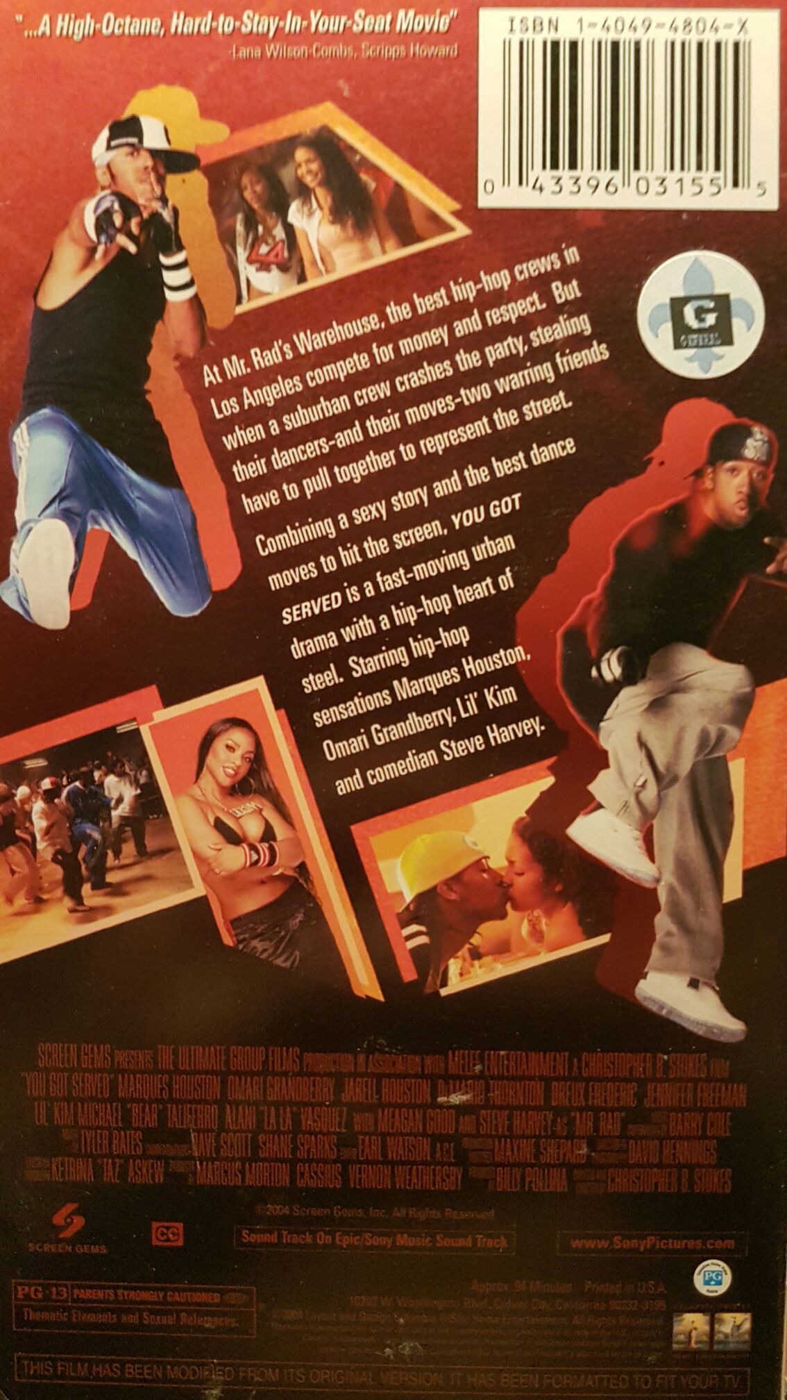 You Got Served VHS movie collectible [Barcode 043396031555] - Main Image 2