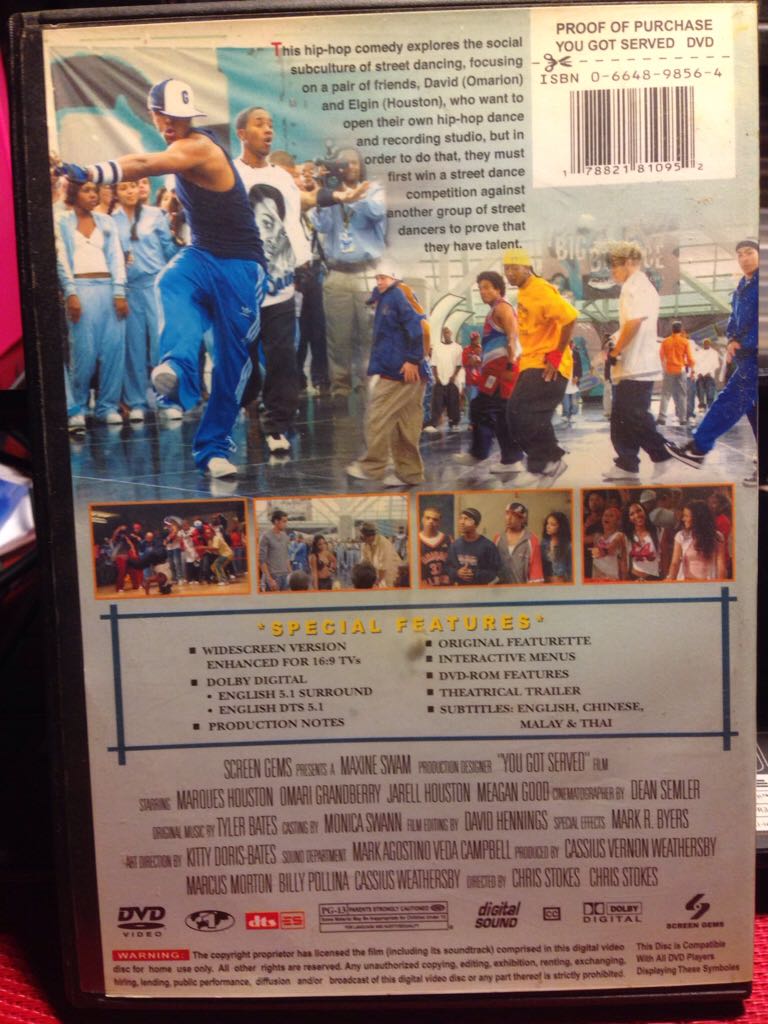 You Got Served (BC) DVD movie collectible [Barcode 043396181342] - Main Image 2