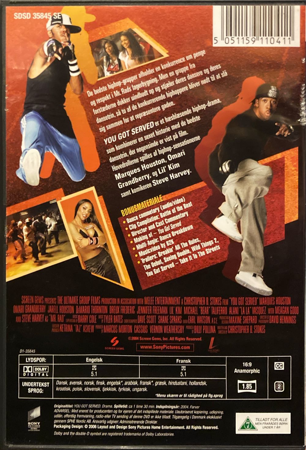 You Got Served DVD movie collectible [Barcode 5051159110411] - Main Image 2