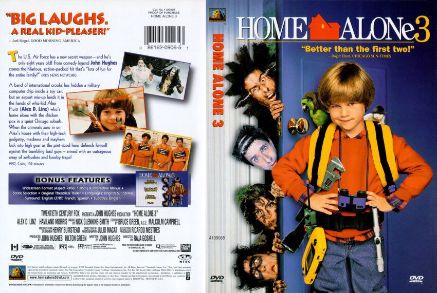 Home Alone 3 Blu-ray movie collectible [Barcode 024543561866] - Main Image 2