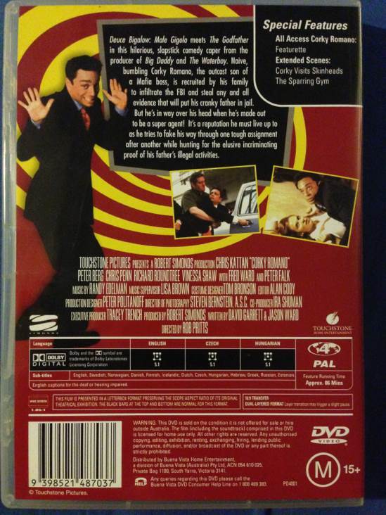 Corky Romano DVD movie collectible [Barcode 9398521487037] - Main Image 2